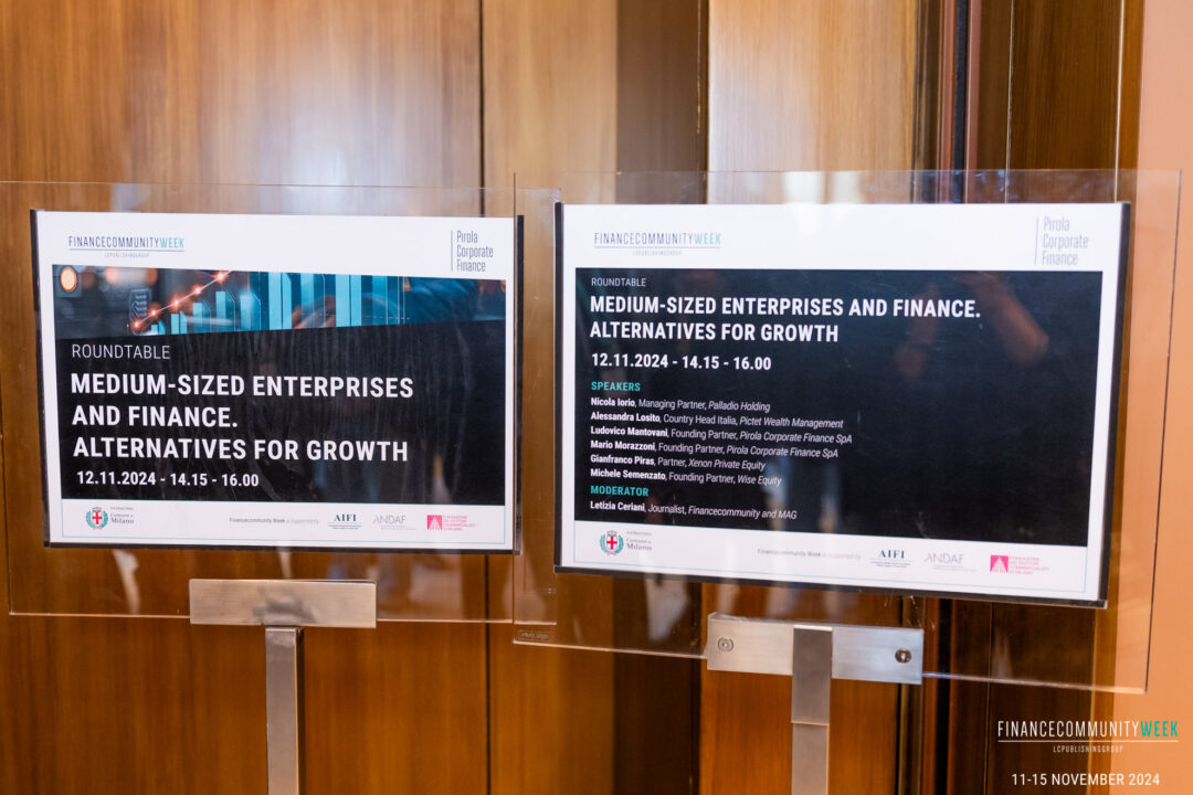 Roundtable “Medium-sized enterprises and finance. Alternatives for growth” – Pirola Corporate Finance